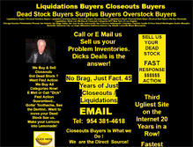 Tablet Screenshot of dicksdeals.com